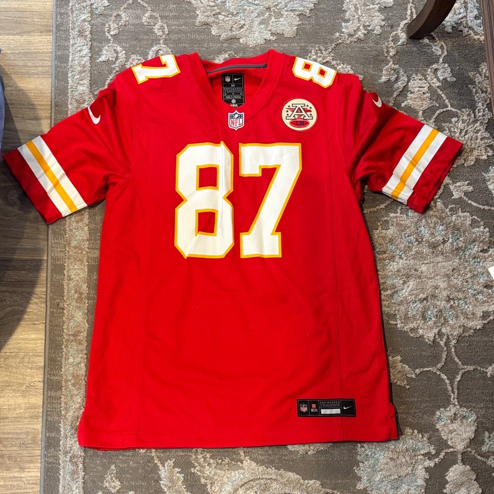 Nike Red NFL Jersey with Number 87 Kelce